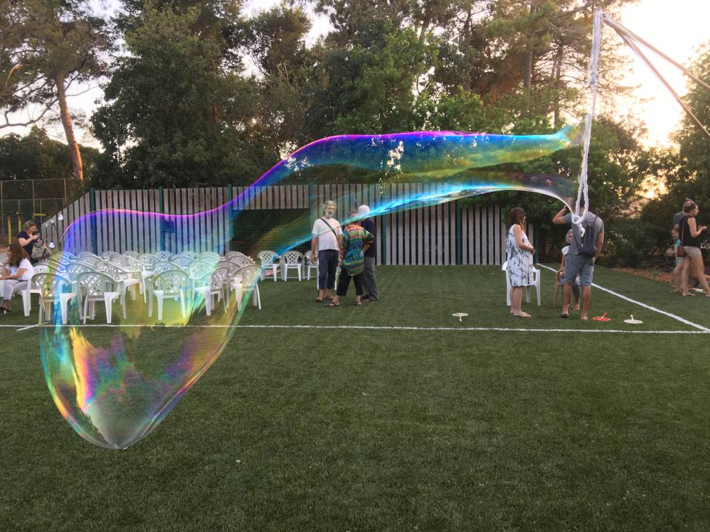 הפעלת בועות סבון